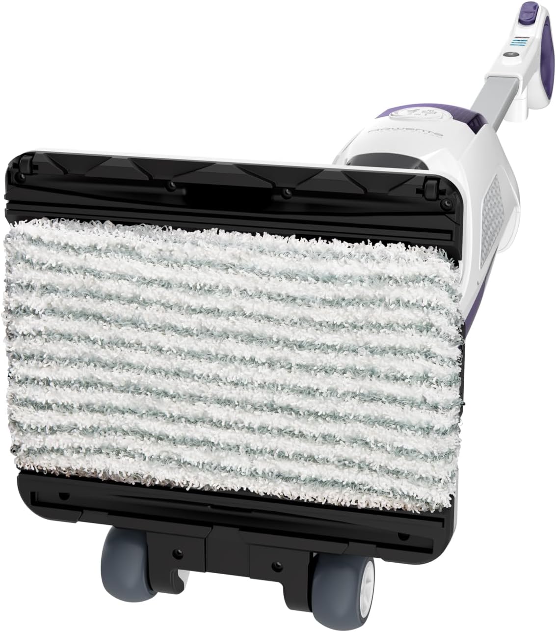 Rowenta Nettoyeur vapeur, Aspire et lave simultanément, Elimine 99,9% des bactéries, Adapté à tous les types de sols, Sans détergent, Diffuseur d'huiles essentielles, Clean&Steam Revolution RY7731WH