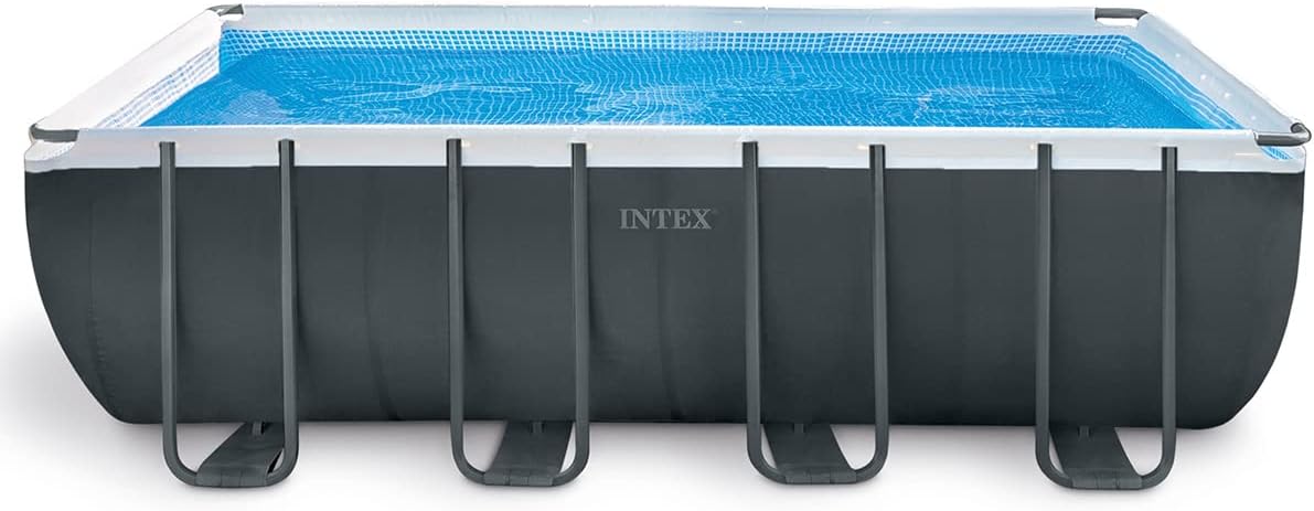Intex kit Piscine Ultra XTR rectangulaire Tubulaire (l) 5,49 x (l) 2,74 x (h) 1,32m