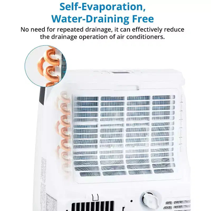10000 BTU Portable Air Conditioner, Home AC/Air Conditioner with Remote Control for Room up to 450 Sq.Ft, 3-in-1 Functions/24 Hrs Timer/Caster Wheels