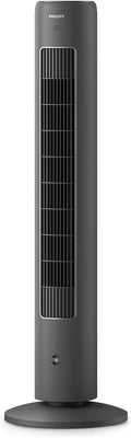 Philips Ventilateur Série 5000, Tour Oscillante 105 cm, Télécommande, Minuterie, 3 Vitesses et Modes, 40 W, Flux d'air puissant et silencieux, Convient à l'aromathérapie, Gris Foncé(CX5535/11)