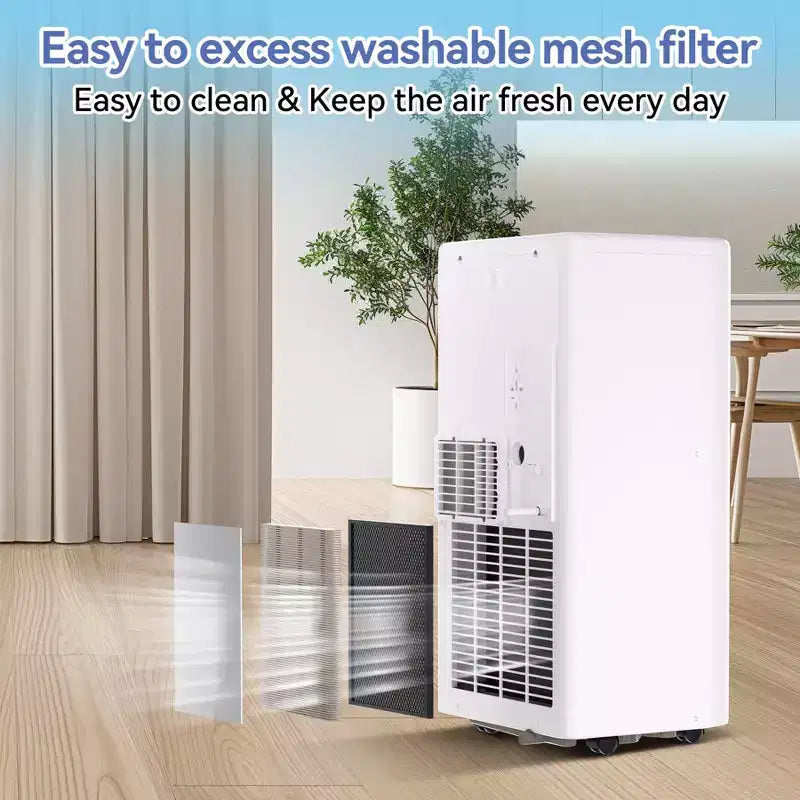Portable Air Conditioners, Flarhetoric 10000 BTU Cooling/Fan/Dry 3 IN 1 Portable Ac unit for Room 560 SQ.FT, Units for Low Noise rooms