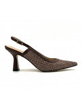 Escarpin Nacrée Zelia / Marron