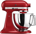 Robot pâtissier multifonction KitchenAid Artisan à tête inclinable avec 4 accessoires et bol de 4,8 L | Crème