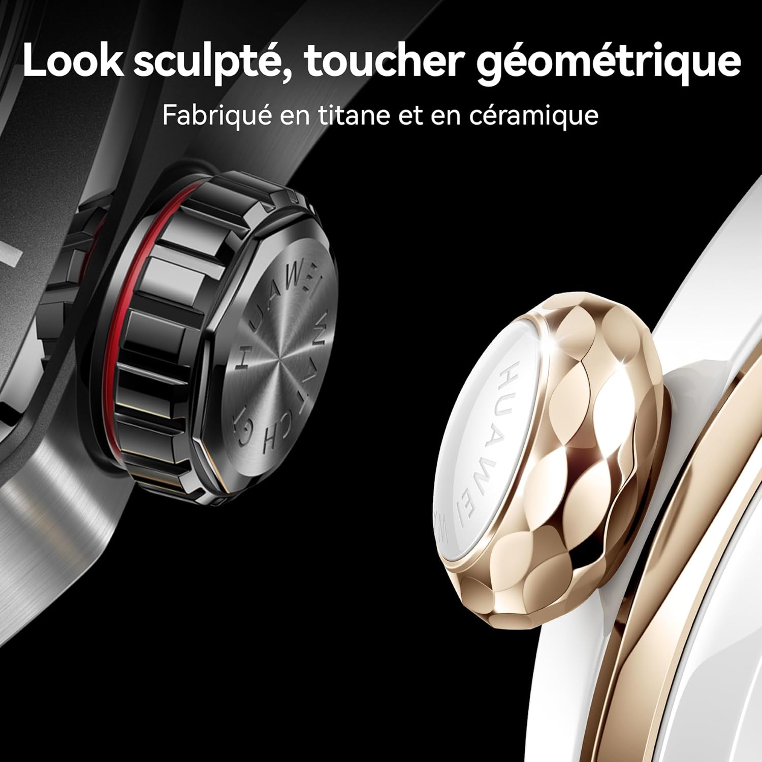 HUAWEI Watch GT 5 Pro 46mm Montre Connectée, Design aux Lignes épurées, Programmes d'entraînement de Pointe, Suivi de la santé, ECG, Jusqu'à 14 Jours d'autonomie, iOS& Android, Noir