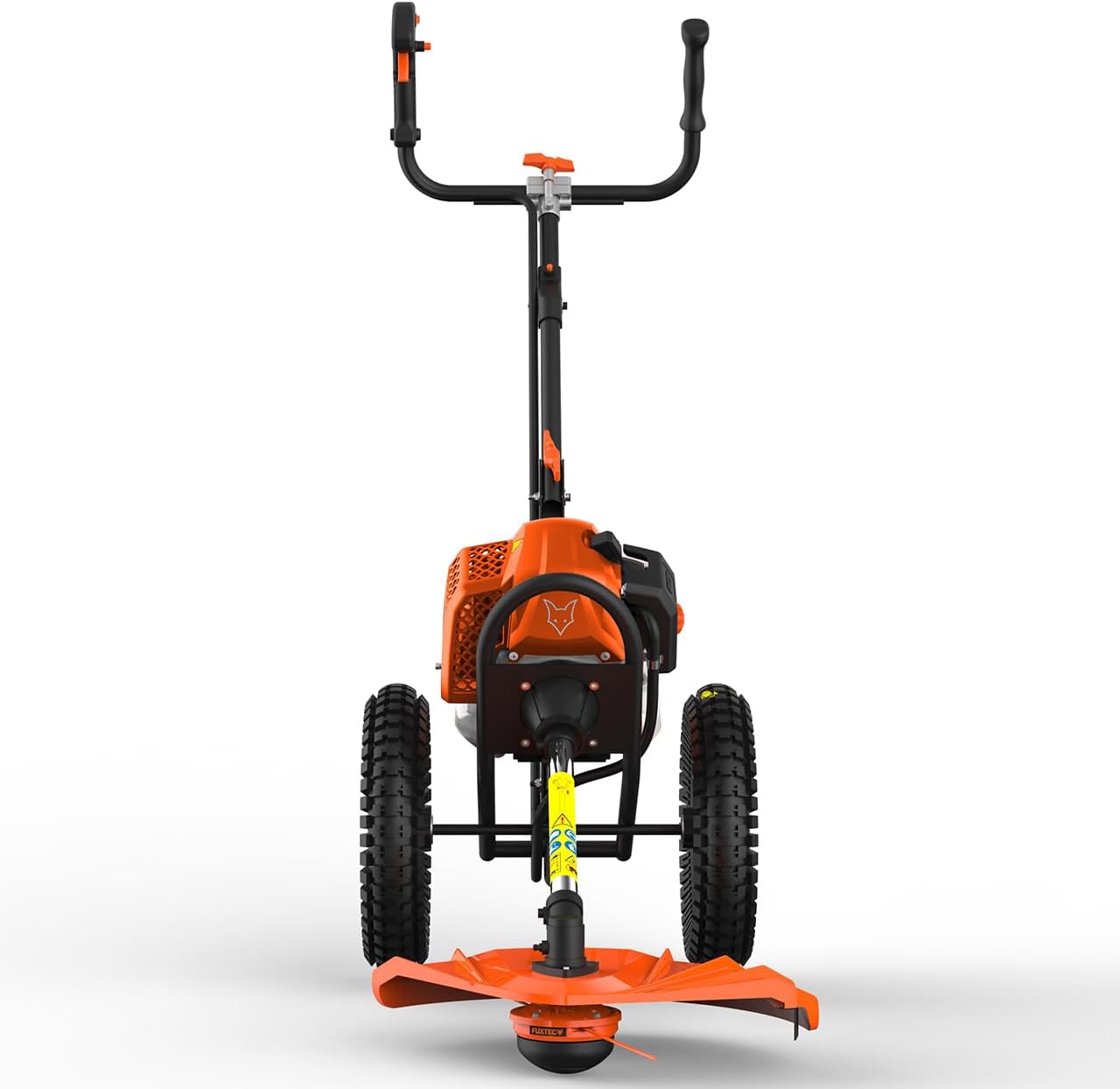 Fuxtec Débroussailleuse Thermique Coupe Bordure à Roues FX-FSR162 62cm3 Bobine de Fil, Ultra Maniable, Spécialement Conçue pour Les Grands Terrains et Protéger Votre Dos