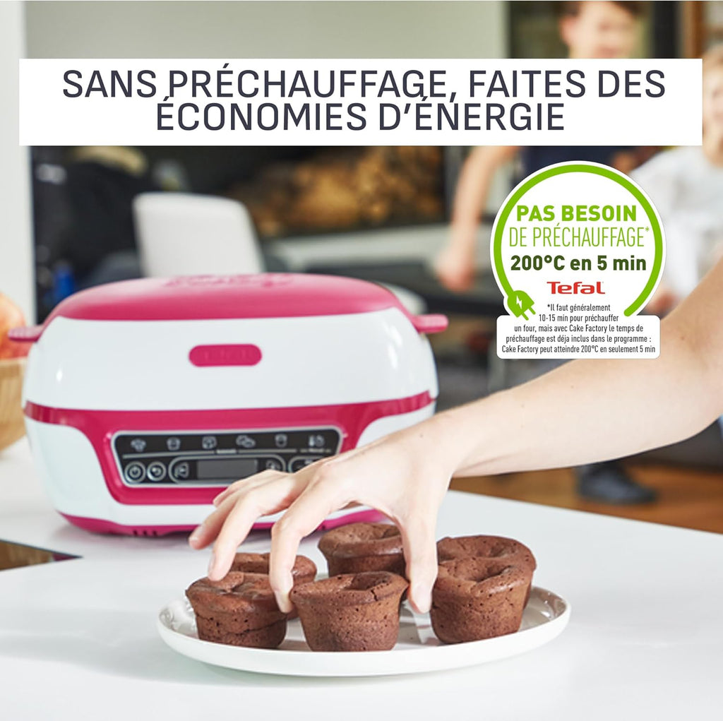 Cake Factory Délices, Machine à gâteaux, 5 programmes, mode manuel, moules muffins, cakes, madeleines, donuts