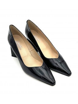 Escarpin Stocks Permanents Valy / Vernis Noir