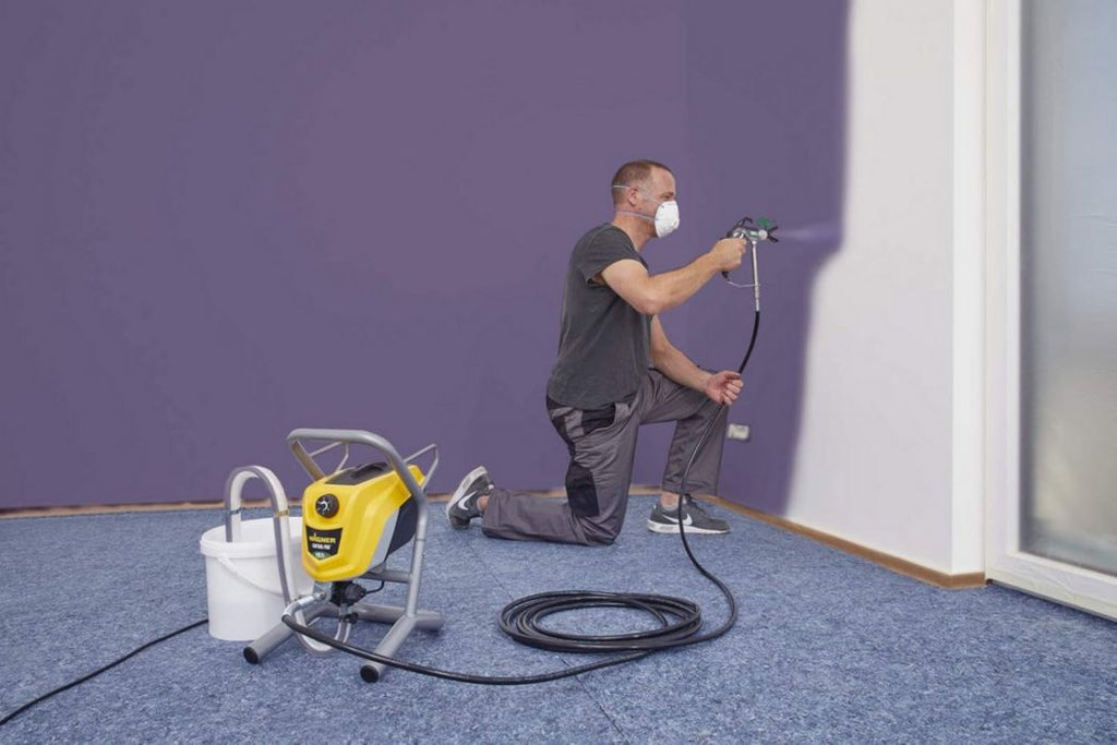 Pistolet de peinture airless WAGNER Control Pro 250 M pour peintures murales, apprêts, vernis et lasures, 15 m² - 2 min, réglage de la pression, 110 bar, tuyau de 9 m
