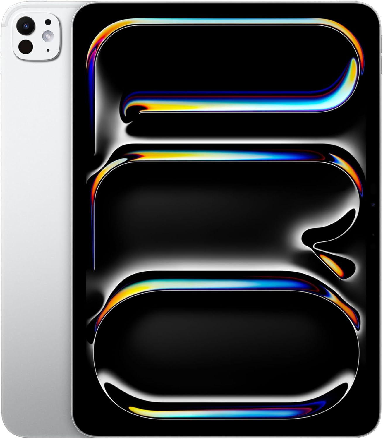 Apple iPad Pro 11 (M4) : Écran Ultra Retina XDR, 512 Go, Caméra Avant 12 Mpx Horizontale/Appareil Photo arrière 12 Mpx, Scanner LiDAR, Wi-FI 6E, Autonomie d’Une journée, Verre Standard - Argent