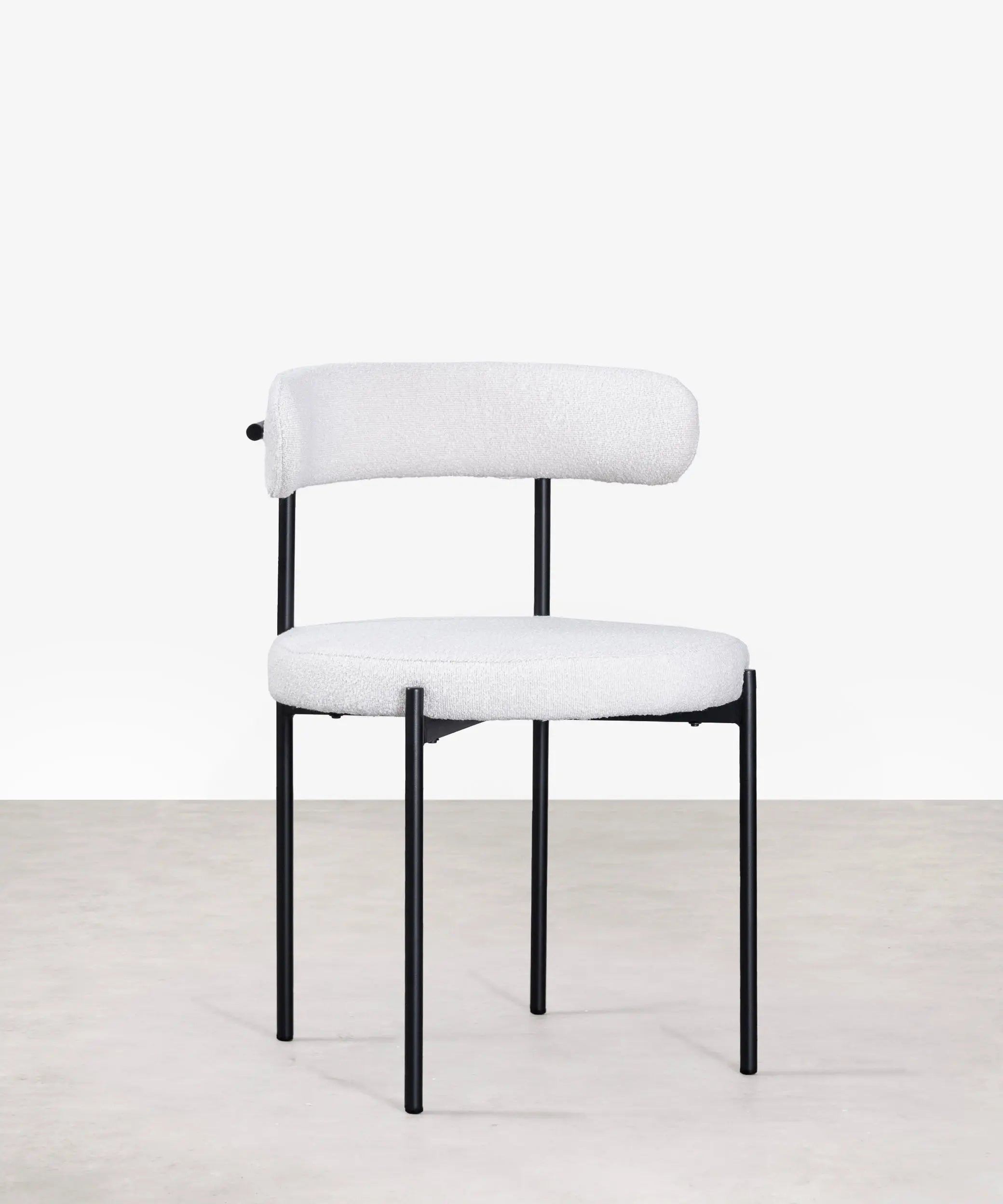 Silla de Comedor en Tela y Metal Alexia