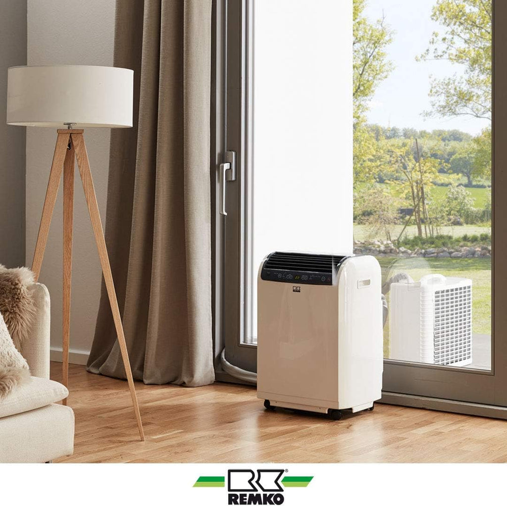 REMKO RKL 495 DC Climatiseur intérieur local argent (version split, climatiseur pour environ 120 m³, capacité de refroidissement 4,3 KW, télécommande incluse) 1616496
