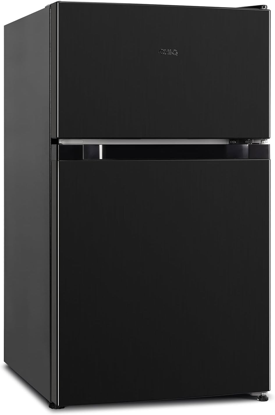 CHIQ Réfrigérateur congélateur en haut Réfrigérateur congélateur - 86 L (61/25L) - Portes réversibles, Congélateur 4 étoiles, Machine à glaçons, Garantie compresseur 12 ans, Classe E