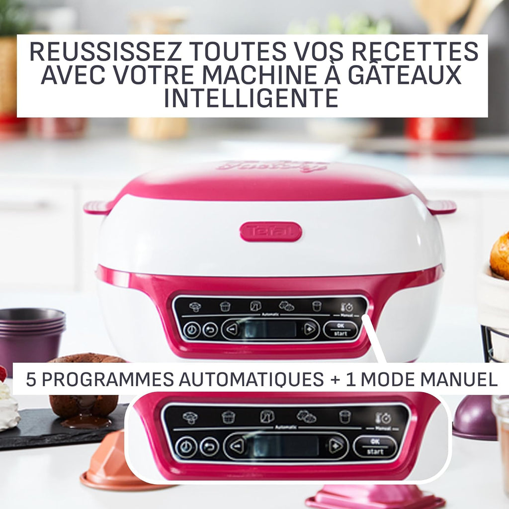 Cake Factory Délices, Machine à gâteaux, 5 programmes, mode manuel, moules muffins, cakes, madeleines, donuts