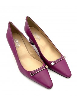 Escarpin Stocks Permanents Vega / Aubergine