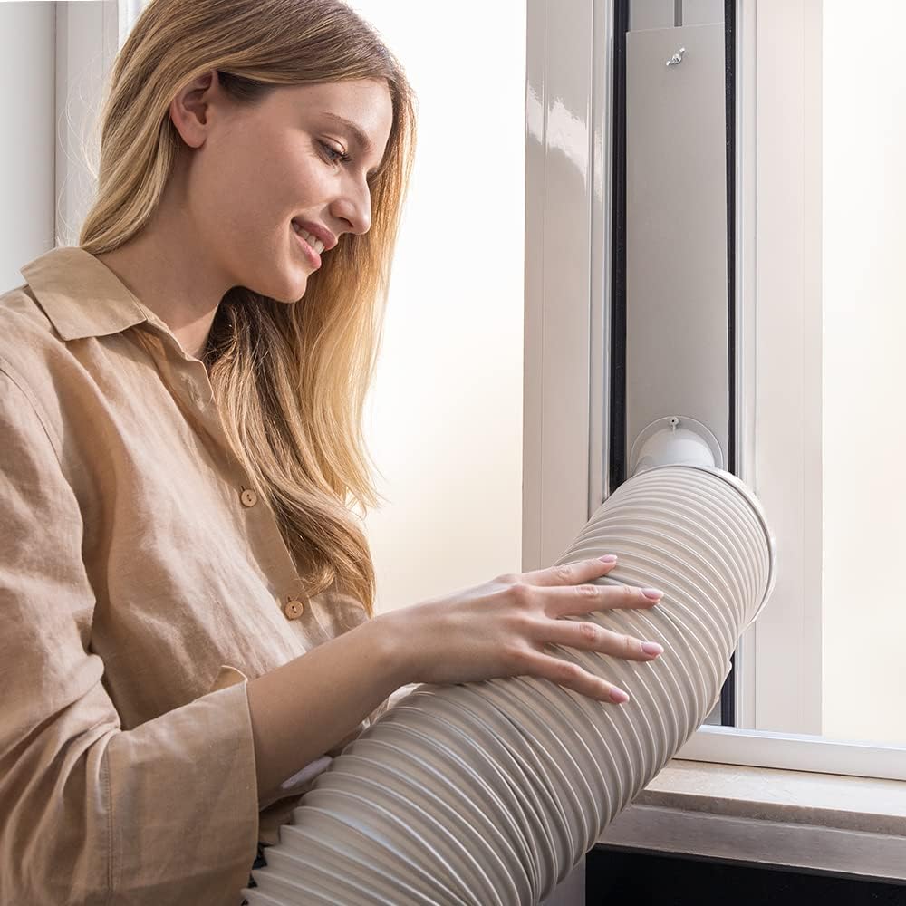 Cecotec Climatiseur Portable ForceClima 7400 Soundless Touch. Télécommande et commande tactile, 7000 BTU, affichage LED, 4 modes, 2 vitesses, couverture jusqu'à 15 m2
