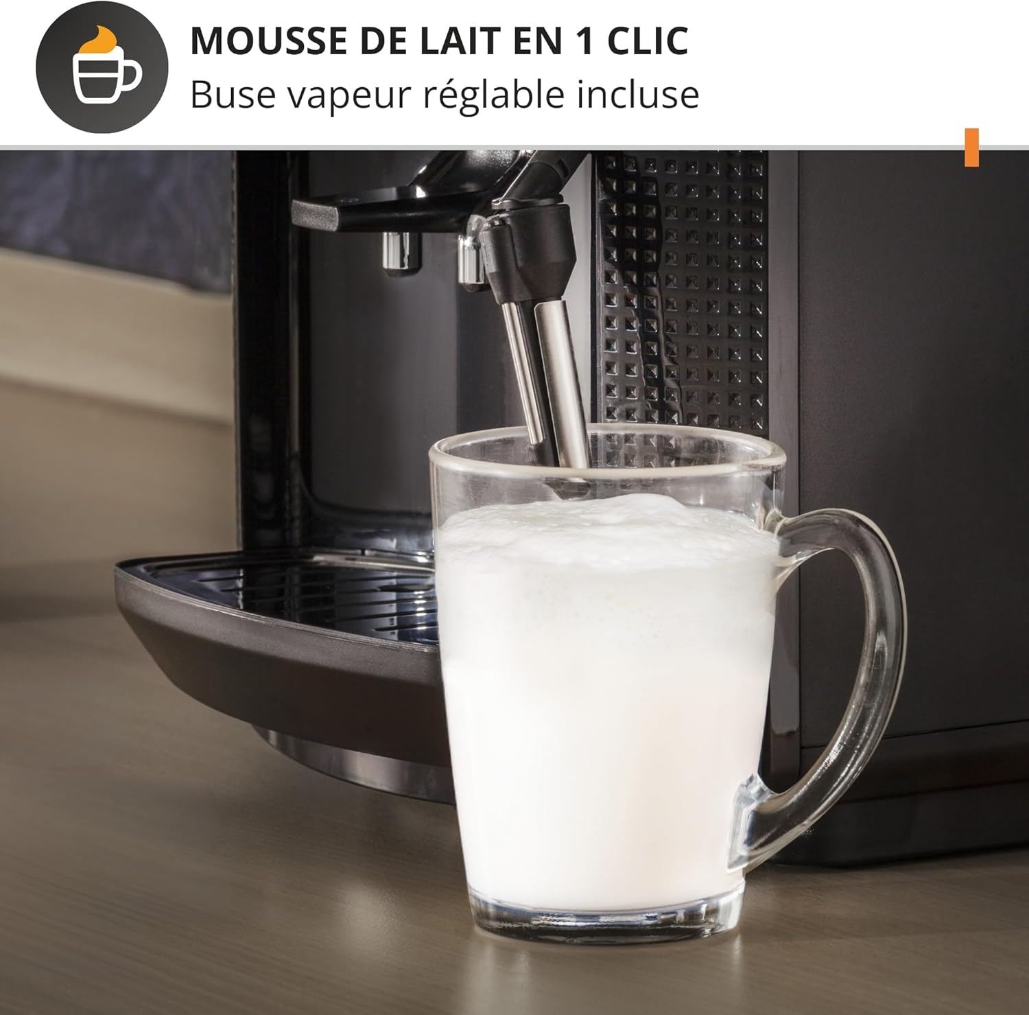 Krups Machine expresso broyeur Essential YY8125FD noire