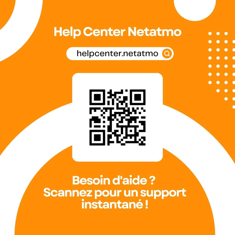 Netatmo Caméra de Surveillance Extérieure Intelligente avec Sirène 105dB, WiFi, Eclairage Intégré 12W, Détection des Mouvements, Vision Nocturne, Vidéo HD, Stockage Local, Aucun Abonnement, NOC-S-AMZ