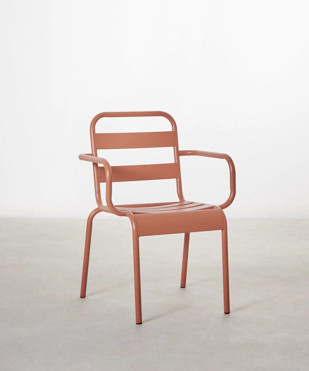 Silla de Metal con Reposabrazos Bora Arms