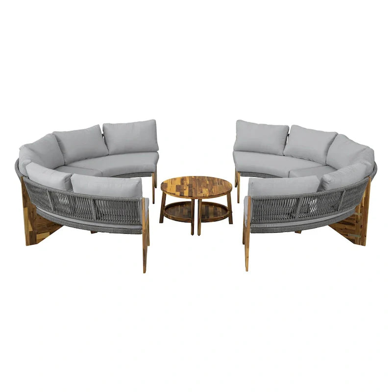 6-Person Outdoor Seating Group with Cushions & 1Coffee Table