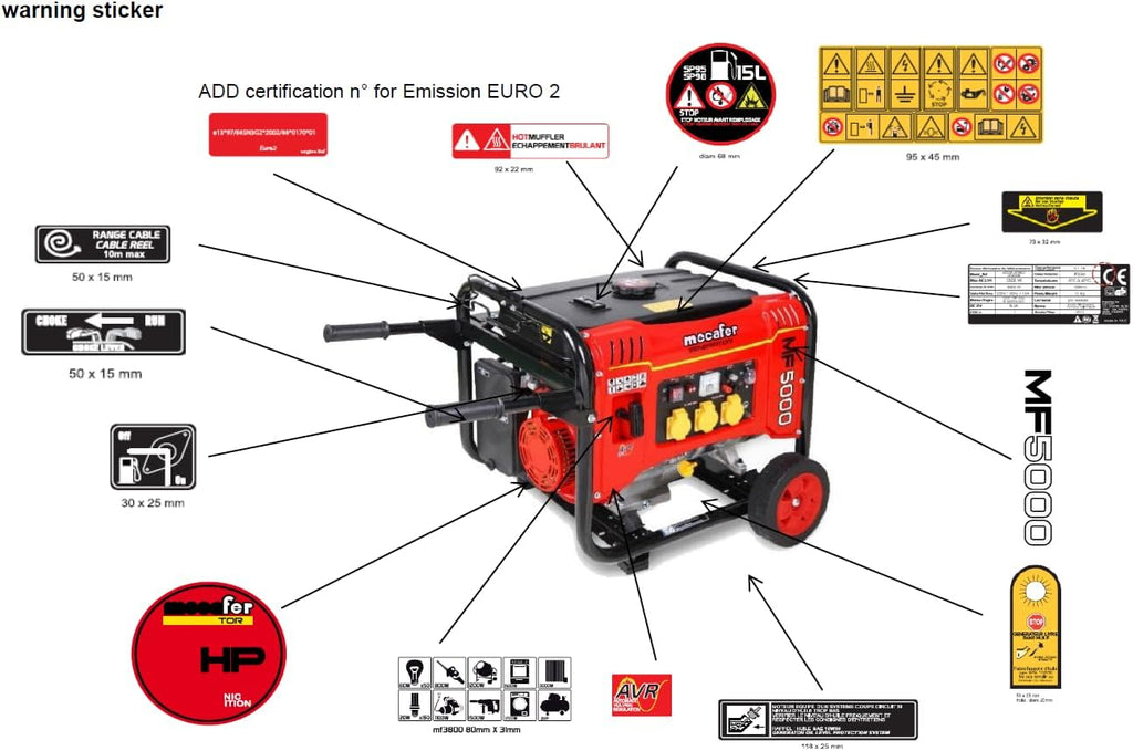 Mecafer Groupe electrogene MF5000