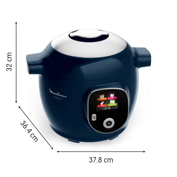 Cookeo+ 150 recettes Bleu, avec louche incluse