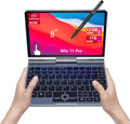 Mini Ordinateur Portable 2 en 1 de 20,3 cm, écran Tactile Rotatif HD, Prend en Charge l'écriture Manuscrite Windows 11 Pro, Petit Ordinateur Portable, N150, 12 Go de RAM, 1 to SSD, Wi-FI 6