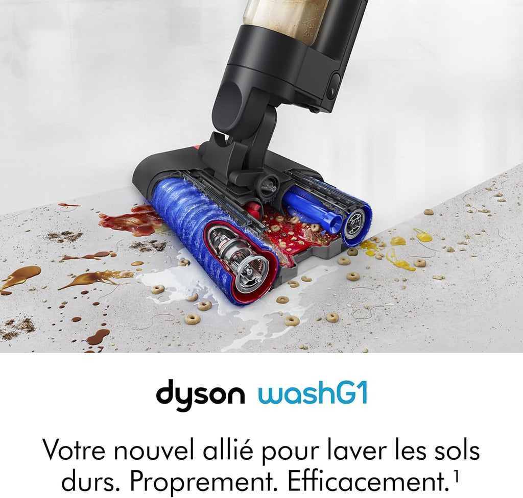 WashG1 Nettoyeur de sols durs – Nettoyage Humide Puissant (Noir/Bleu)