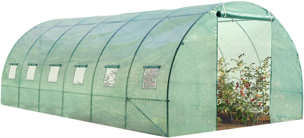 ProBache - Serre Tunnel de Jardin 18m² Verte Gamme maraîchère CRIMÉE 6x3m