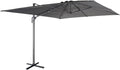 Alice's Garden - Parasol déporté rectangulaire 3x4m – Antibes – gris – parasol déporté. inclinable. rabattable et rotatif à 360°