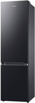 Samsung RB38C607AB1/EF Réfrigérateur-Congélateur, 203 cm, 387 l, Réfrigérateur AI avec Compartiment Congélateur, Wifi et AI Energy Mode, Humidity Fresh plus, Premium Black Steel