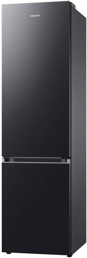 Samsung RB38C607AB1/EF Réfrigérateur-Congélateur, 203 cm, 387 l, Réfrigérateur AI avec Compartiment Congélateur, Wifi et AI Energy Mode, Humidity Fresh plus, Premium Black Steel