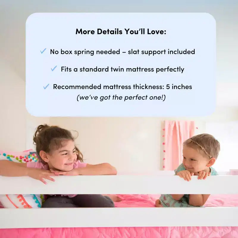 Max & Lily Solid Wood Bunk Bed, Twin over Full with Storage Trundle and Ladder for Kids